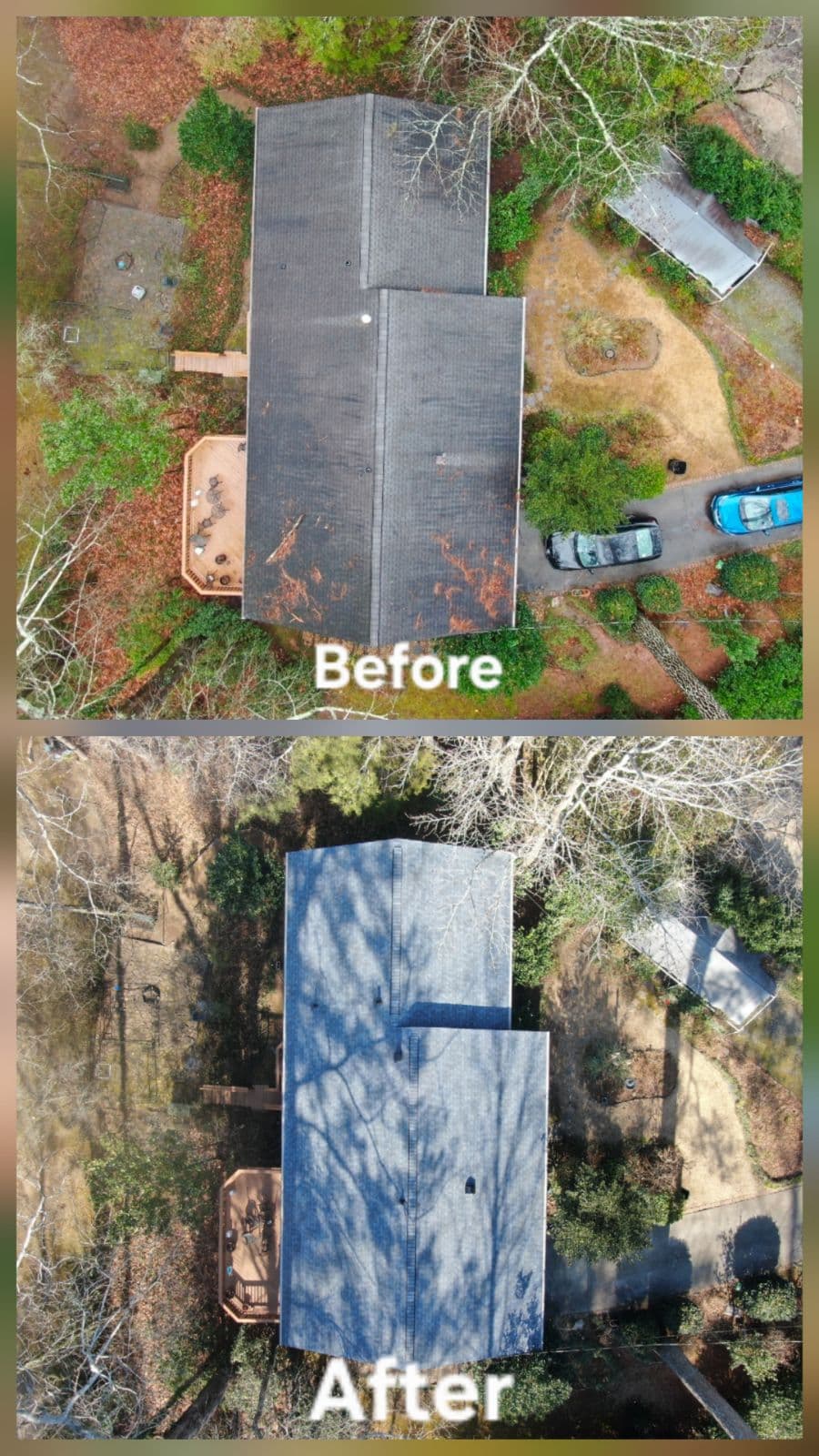 Before and after: Residential Full Replacement