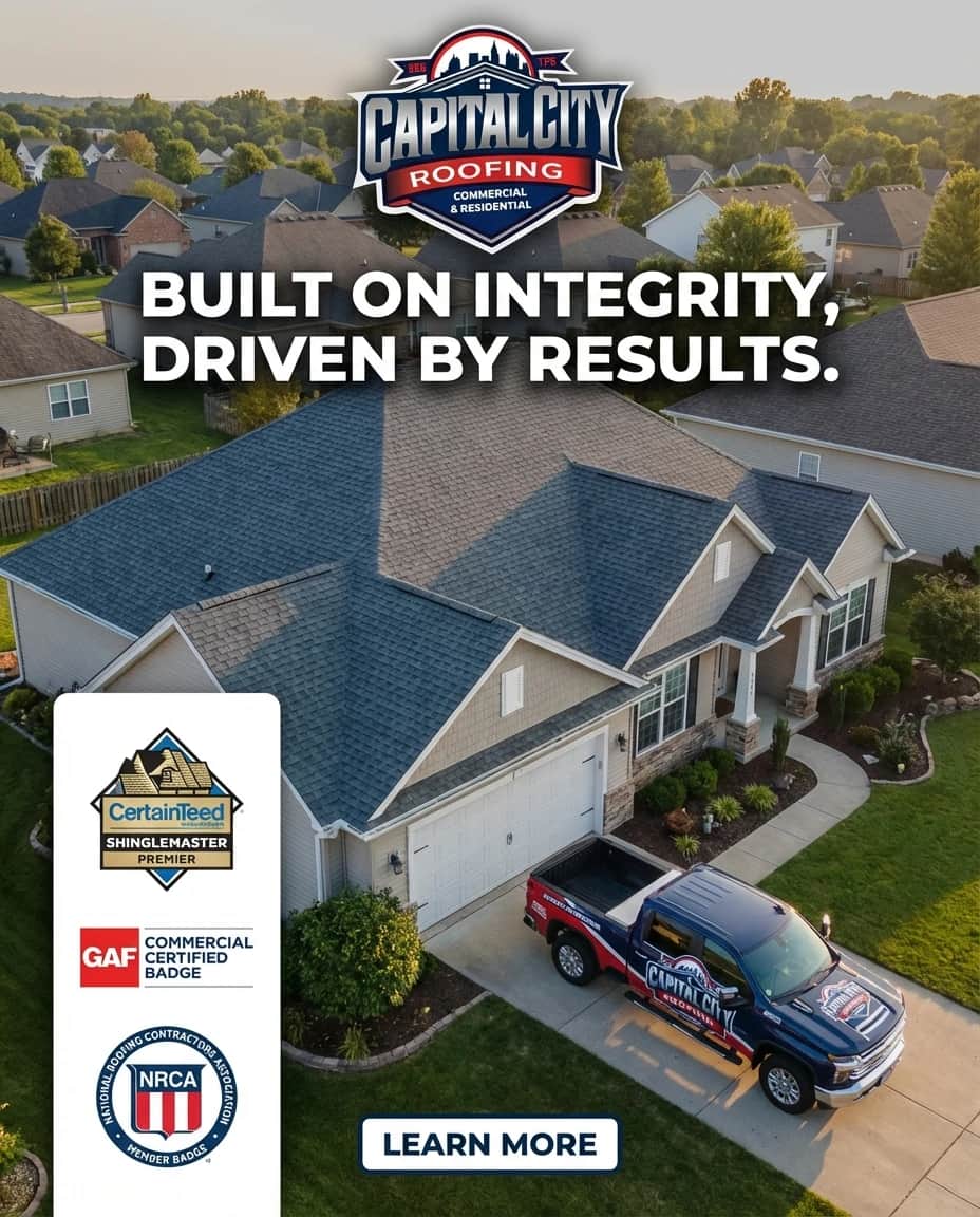 Capital City Roofing built on integrity and innovation