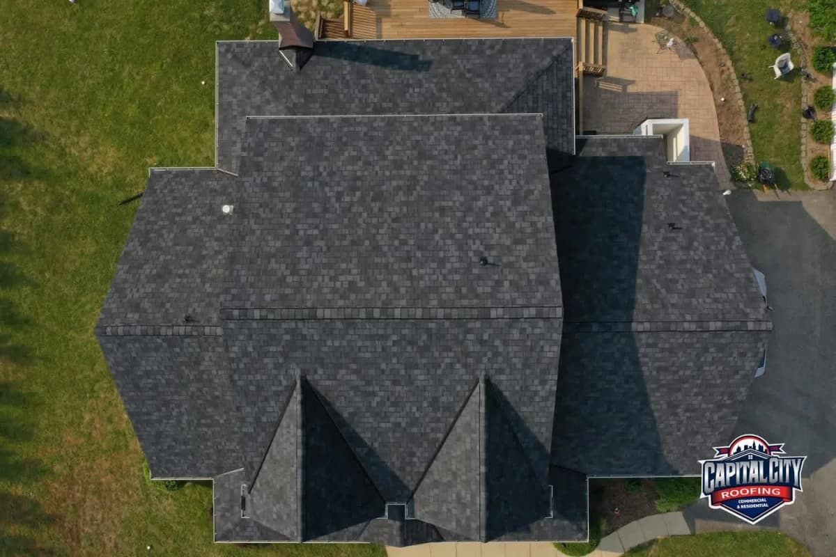 Storm Damage Full Roof Replacement photo 1