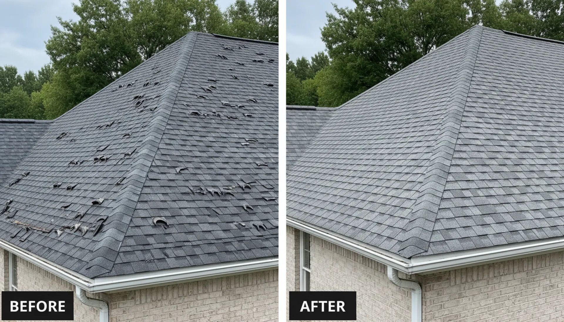 After - New Roof